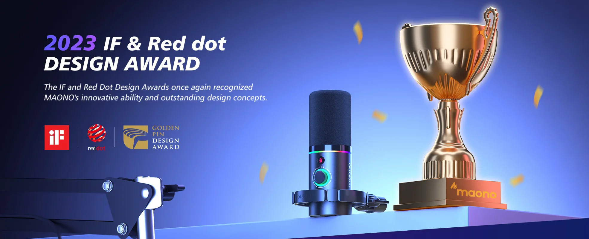 MAONO PD200XS RGB USB/XLR Dynamic Microphone